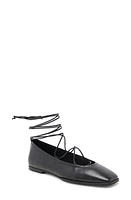 Dolce Vita Ryder Ankle Tie Ballet Flat Leather at Nordstrom,