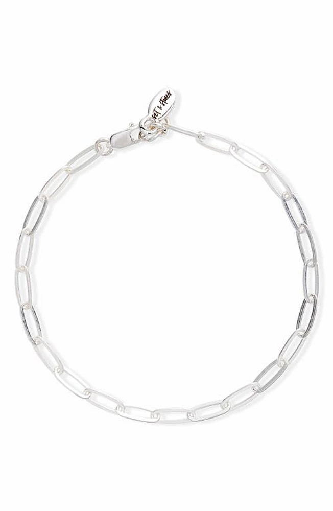 Set & Stones Kenny Chain Bracelet in Silver at Nordstrom