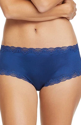 Uwila Warrior Soft Silk Lace Trim Briefs Estate Blue at Nordstrom,