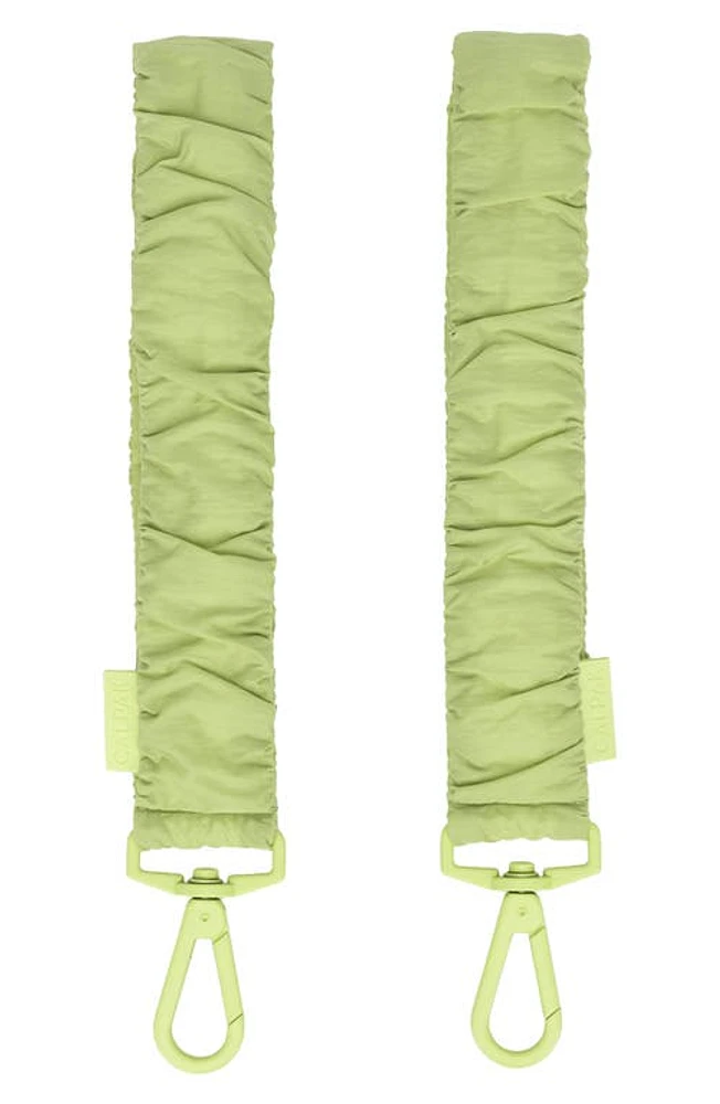 CALPAK Set of 2 Stroller Straps in Lime at Nordstrom