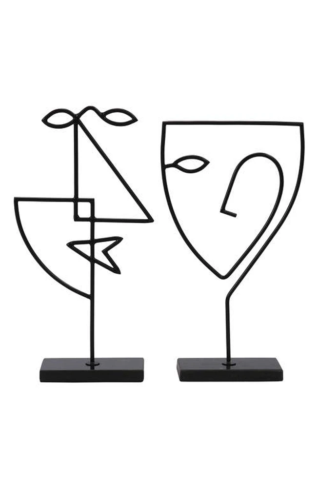 Renwil Posie Set of 2 Statues in Matte Black at Nordstrom