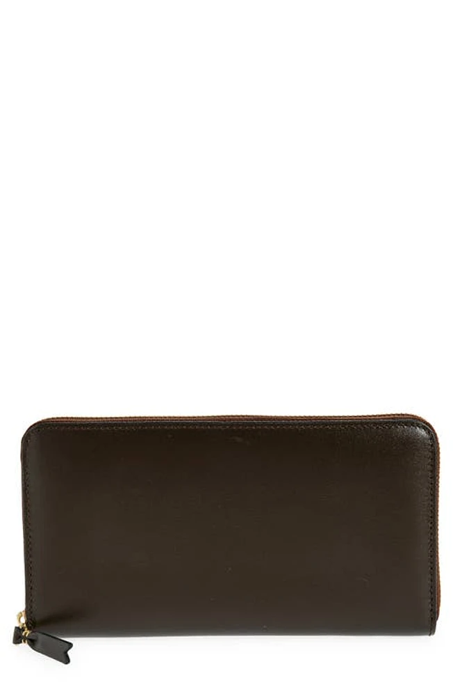 Comme des Garçons Wallets Classic Leather Long Wallet in Brown at Nordstrom