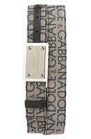 Dolce & Gabbana Logo Jacquard Coated Canvas Belt at Nordstrom, Eu