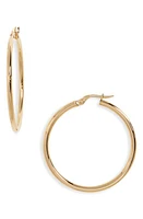 Roberto Coin 35mm Gold Hoop Earrings in Yellow at Nordstrom