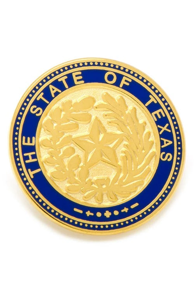 Cufflinks, Inc. State of Texas Seal Lapel Pin in Gold at Nordstrom