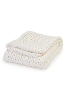 Bearaby Organic Cotton Weighted Knit Blanket in Cloud White at Nordstrom