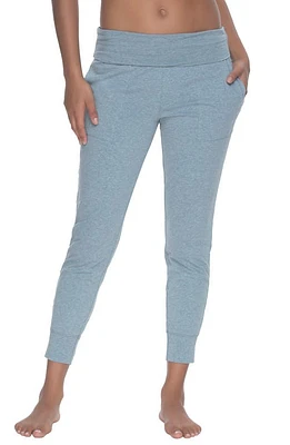 Felina Oversize Stretch Organic Cotton Joggers Sky at Nordstrom,