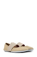 Camper Right Nina Ballerina Flat Medium Beige at Nordstrom,