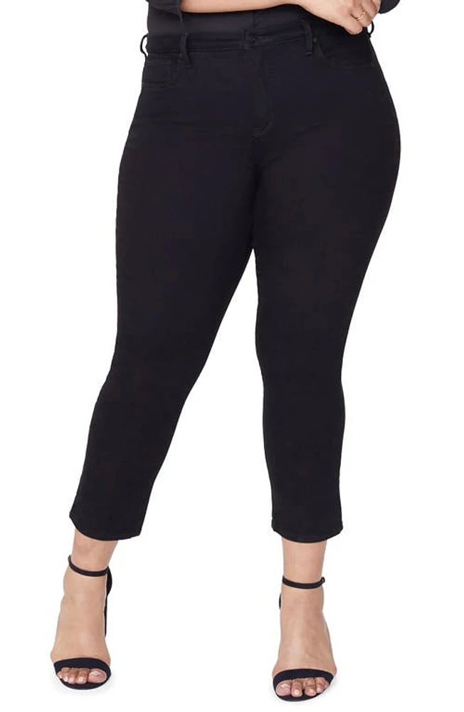 NYDJ Sheri Slim Jeans Black at Nordstrom,