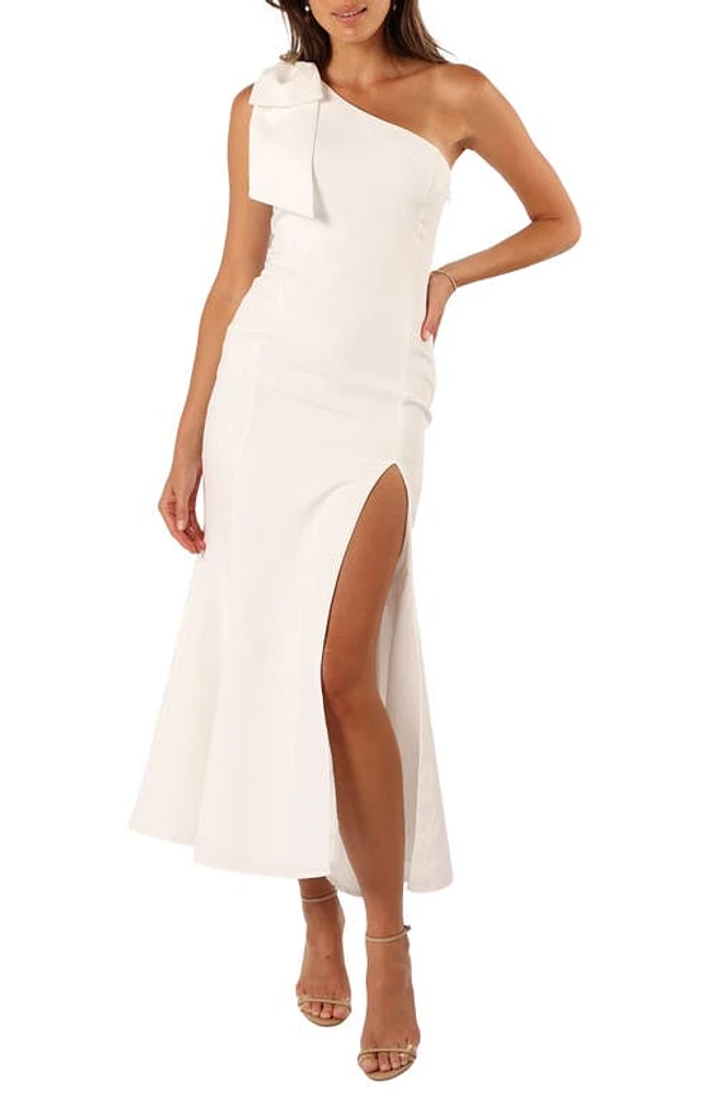 Petal & Pup Charmed Asymmetric Dress Off White at Nordstrom,