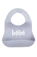 Bella Tunno Bébé Silicone Wonder Bib in Purple at Nordstrom