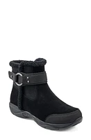 Easy Spirit Elinor Water Resistant Faux Shearling Bootie Black at Nordstrom,