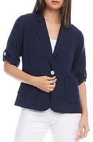 Karen Kane Roll Tab Sleeve Jacket at Nordstrom,