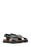 Clarks(r) Arwell Slingback Sandal Black Leather at Nordstrom,