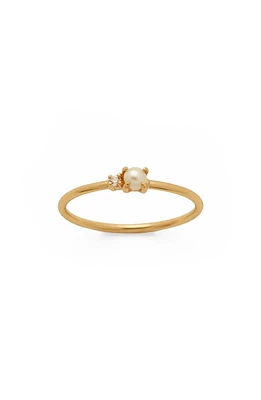 MADE BY MARY Petite Pearl Ring Gold at Nordstrom,