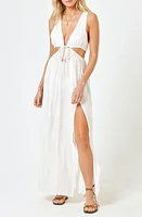 LSPACE Donna Sleeveless Cover-Up Maxi Dress Cream at Nordstrom,