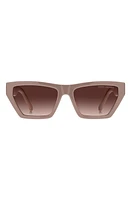 Marc Jacobs 55mm Gradient Cat Eye Sunglasses in Beige/Brown Gradient at Nordstrom