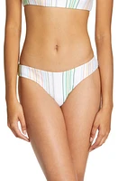 O'Neill Matira Beach Stripe Bikini Bottoms in Multi Beach Stripe at Nordstrom, Size X-Large