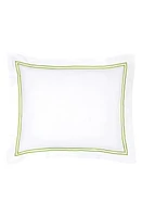 SFERRA Grande Hotel Sham in White/Fern at Nordstrom