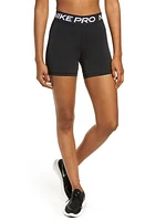 Nike Pro 365 Performance Shorts Black/White at Nordstrom,