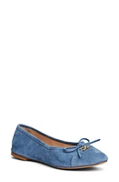 Bruno Magli Donatella Cap Toe Ballet Flat Light Blue Suede at Nordstrom,