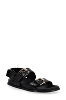 ALOHAS Leone Slingback Leather Sandal Black at Nordstrom,