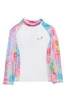 Boardies Kids' Spiral Tie Dye Long Sleeve Rashguard in Multi at Nordstrom, Size 16