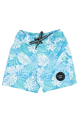 Feather 4 Arrow Paradise Palm Board Shorts Blue Grotto at Nordstrom, M