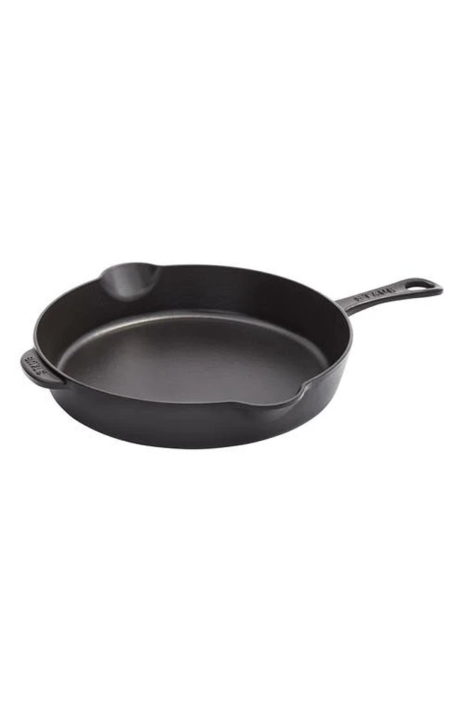 Staub 11-Inch Enameled Cast Iron Fry Pan in Matte Black at Nordstrom