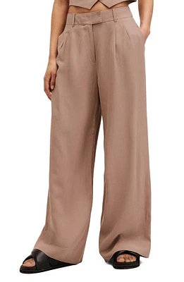 AllSaints Deri Lyn Pleated Trousers at Nordstrom, Us