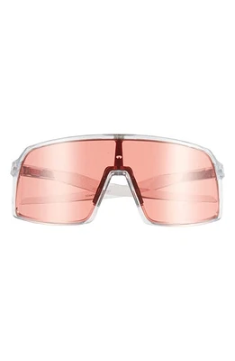 Oakley Sutro Prizm Wrap Shield Sunglasses in Peach at Nordstrom