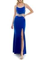 Speechless Rhinestone Trim Cutout Mermaid Gown at Nordstrom,