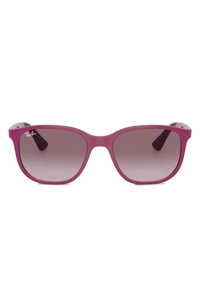 Ray-Ban Kids' 48mm Gradient Square Sunglasses in Violet Gradient at Nordstrom