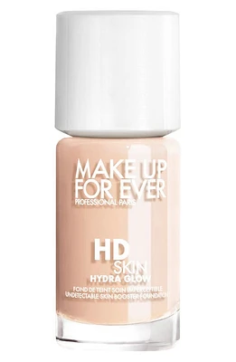 Make Up For Ever HD Skin Hydra Glow Skin Care Foundation with Hyaluronic Acid in 1R02 - Cool Alabaster at Nordstrom