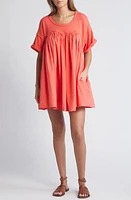 Free People Catalina Mixed Media Minidress at Nordstrom,