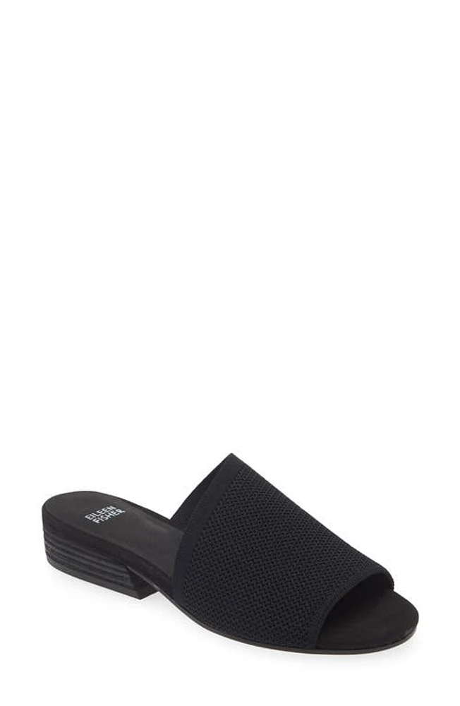 Eileen Fisher Noko Slide Sandal Black at Nordstrom,