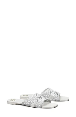 Tory Burch Woven Slide Sandal Purity at Nordstrom,