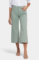 NYDJ Brigitte Frayed High Waist Wide Leg Capri Jeans at Nordstrom,