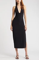 Open Edit Plunge Neck Dress at Nordstrom,