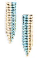 Deepa Gurnani Rayla Beaded Chandelier Earrings in Turquoise at Nordstrom