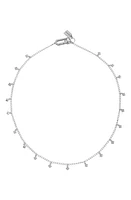 AllSaints Pyramid Charm Collar Necklace in Silver at Nordstrom