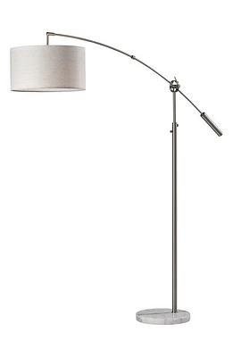 ADESSO LIGHTING Adler Arc Lamp in Brushed Steel at Nordstrom