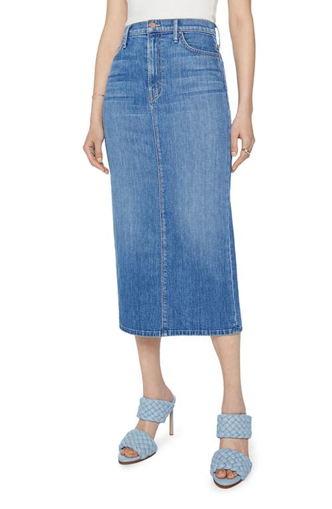 MOTHER The Pencil Pusher Denim Skirt in New Sheriff In Town at Nordstrom, Size 26