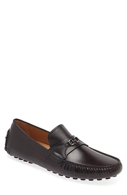 FERRAGAMO Florin Driving Loafer Nebbiolo/Nero at Nordstrom,