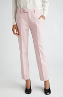 burberry Tailored Straight Leg Wool Trousers Cameo at Nordstrom,