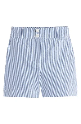 Boden Westbourne Seersucker Shorts Blue Ivory Stripe at Nordstrom,