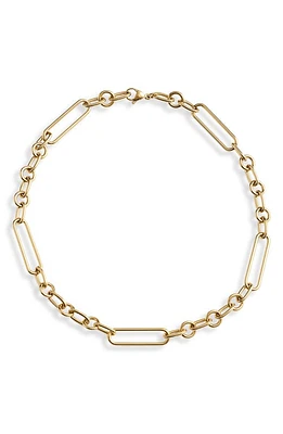 Jane Basch Designs Mixed Link Chain Necklace in Gold at Nordstrom