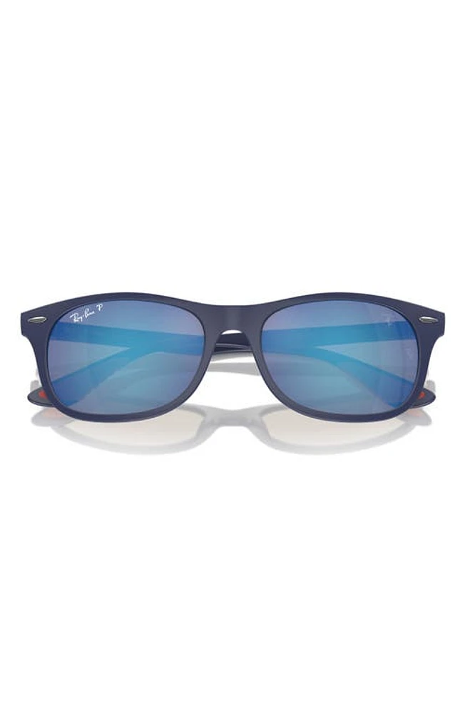 Ray-Ban Liteforce 55mm Polarized Square Sunglasses in Matte Blue at Nordstrom