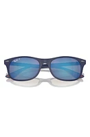 Ray-Ban Liteforce 55mm Polarized Square Sunglasses in Matte Blue at Nordstrom