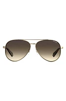 Polaroid 61mm Polarized Aviator Sunglasses in Gold at Nordstrom